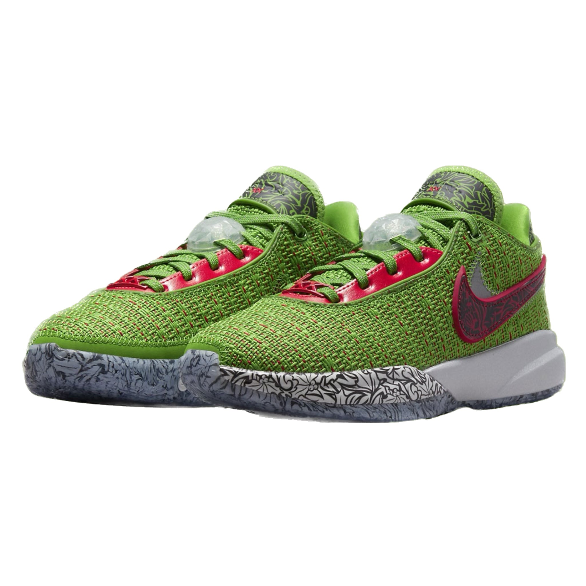 Nike LeBron XX Basketball Shoes - Green Apple/Reflect Silver/University Red/Bright Crimson/Blue Chill - Perfect for Gifts, Sports & Casual Wear