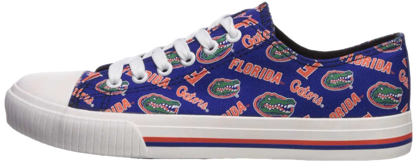 FOCO Women's NCAA Team Logo Low Top Canvas Sneakers - Comfortable Casual Shoes for College Fans | Perfect for Game Day, Campus Wear & Everyday Fashion