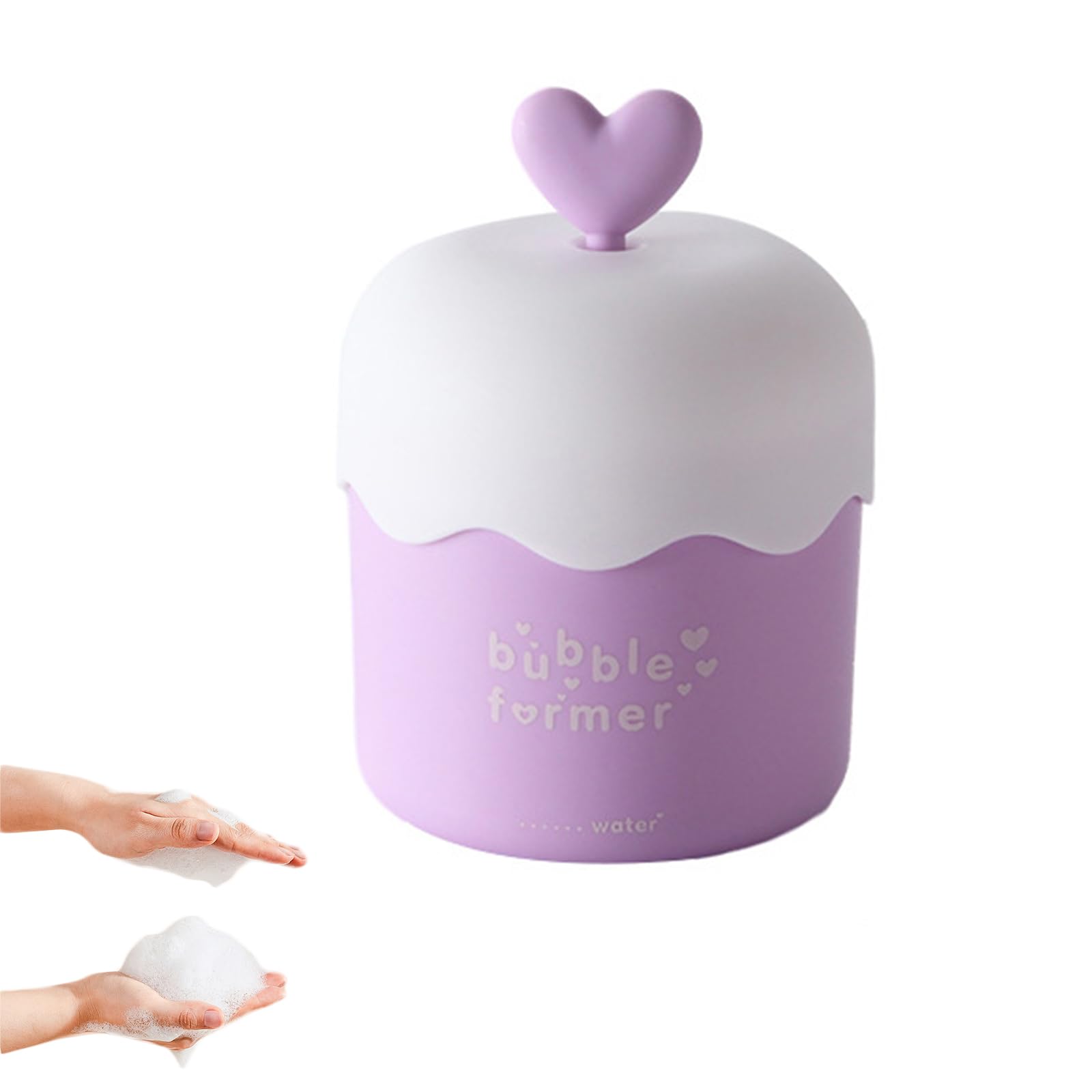 Portable Facial Cleanser Foam Maker Cup - Travel Skin Care Foaming Device for Rich Lather | Purple Plastic Face Wash Foamer | Perfect for Travel, Gym & Daily Skincare Routine