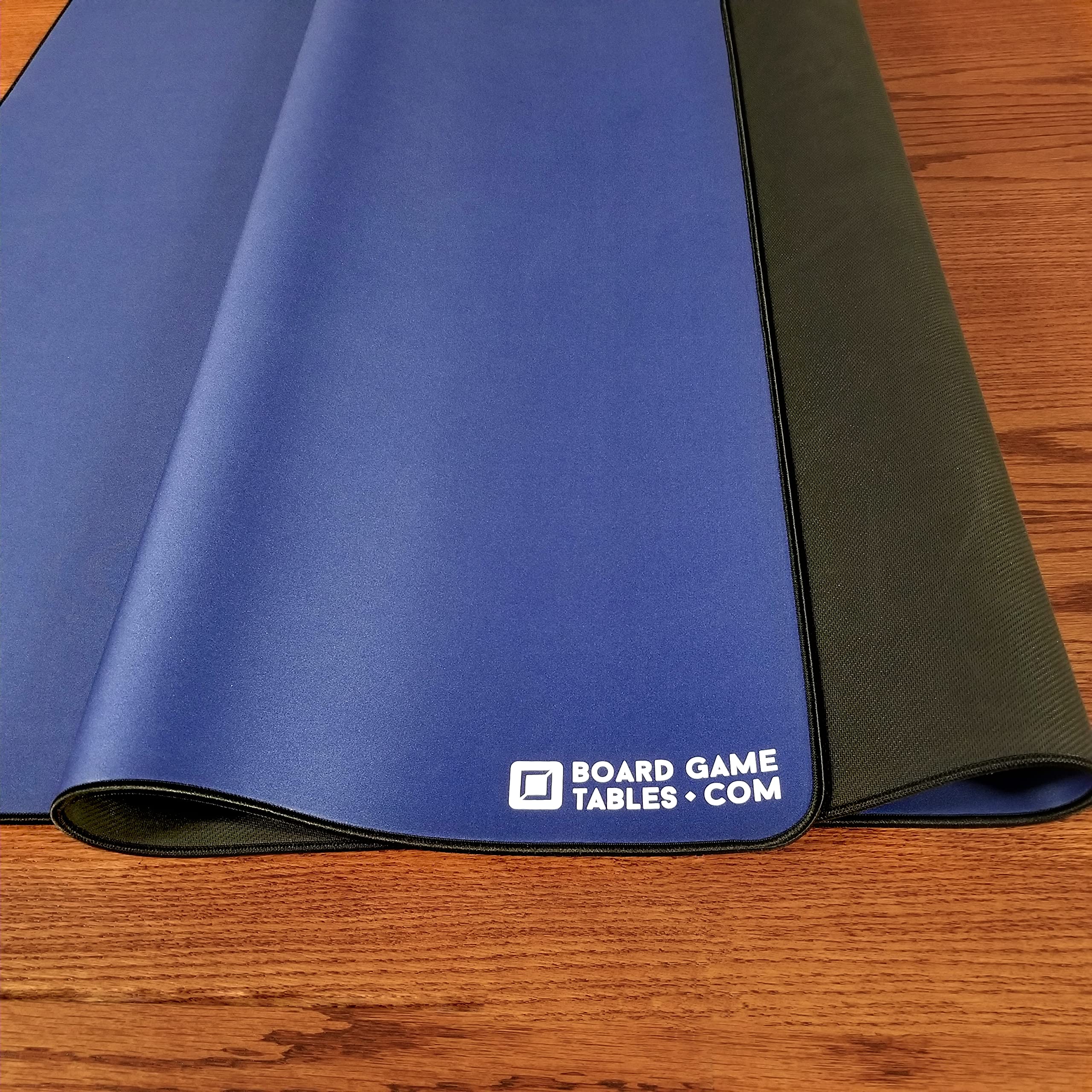 Premium 3'x5' Board Game Playmat - Thick Super Cushioned, Stitched Edge & Water Resistant Surface with Carrying Case - Perfect for Tabletop Games, Magic: The Gathering, Dungeons & Dragons, Poker & Card Games (Medium, Blue) - Ideal for Game Nights, Tournaments & Home Entertainment