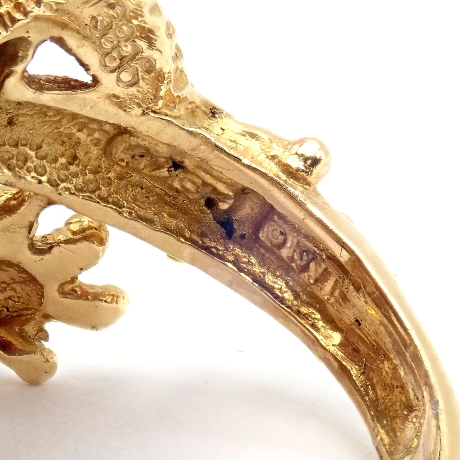 Authentic 18k Yellow Gold Frog Emerald Ring by Kurt Wayne - Elegant Jewelry Gift for Women, Perfect for Birthdays, Anniversaries & Special Occasions