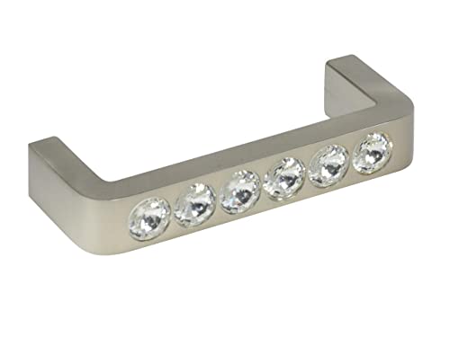 Clear with Brushed Nickel Base