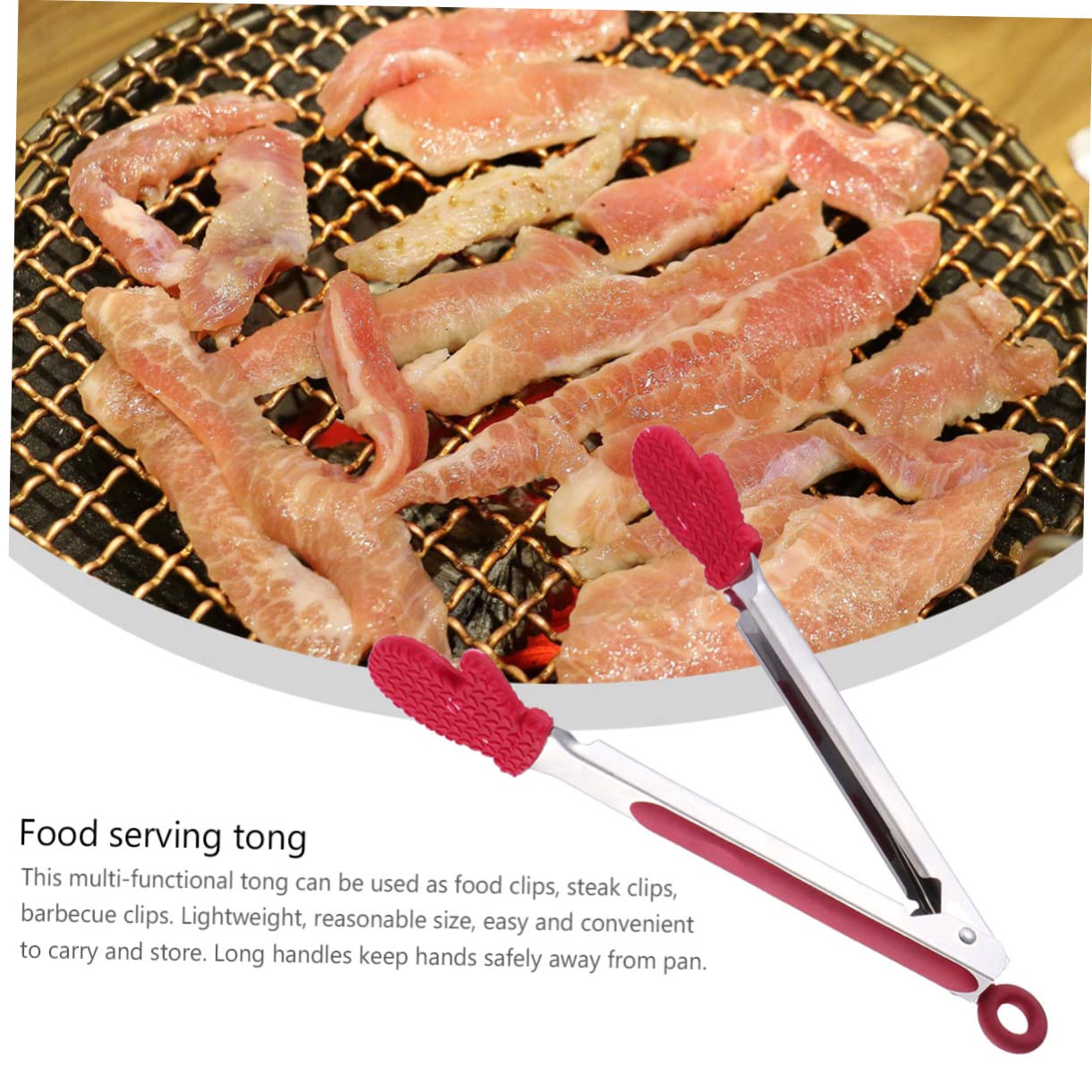 Multipurpose Glove-Shaped Food Clip Tongs - Kitchen Utensil for Cooking, Baking, and Food Storage | Perfect for Kitchen, Picnic, and Party Use