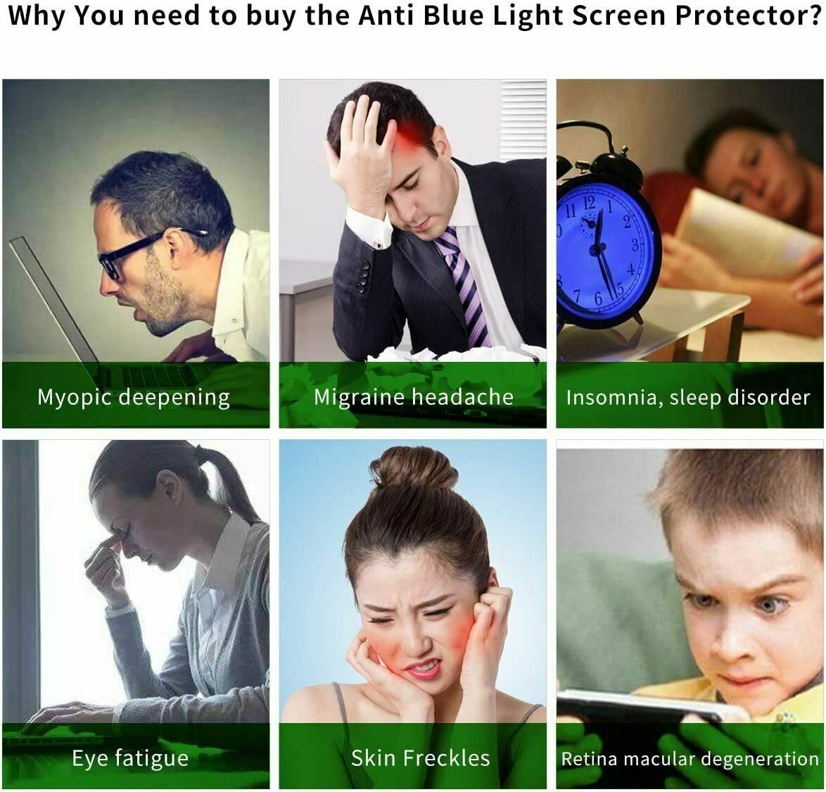 SuperGuardZ Anti Blue Light Screen Protector for 24
