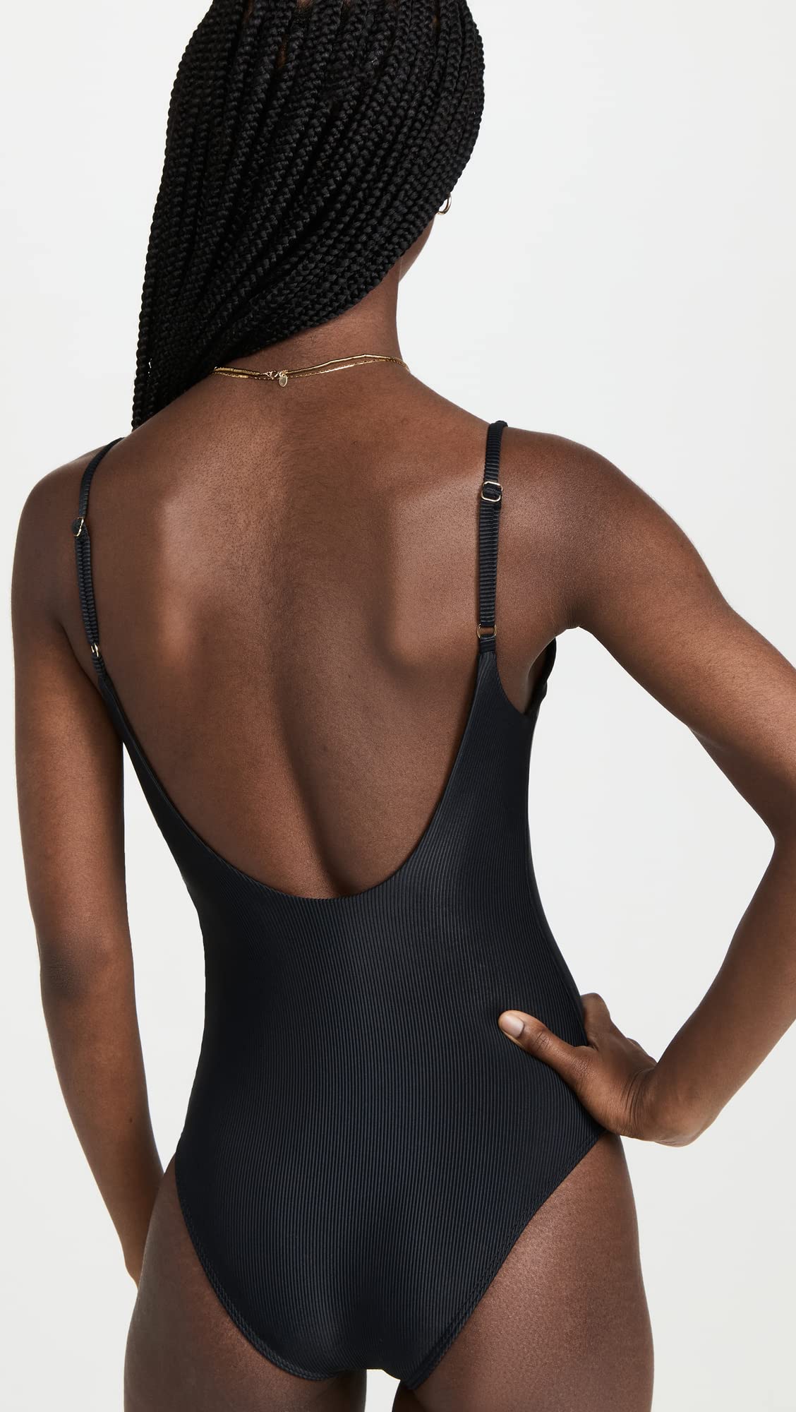 Beach Riot Reese One-Piece Swimsuit - Black Medium | Sexy High-Cut Bathing Suit for Women, Perfect for Pool Parties, Beach Vacations & Summer Getaways