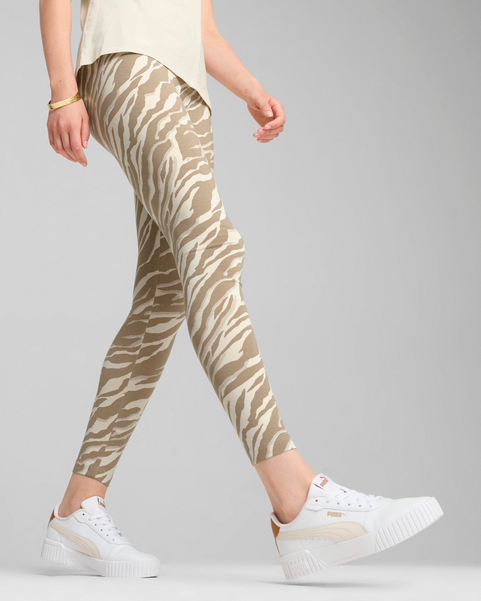 Carina 2.0 Sneakers - White & Caramel Colorway | Comfortable Women's Casual Shoes for Walking, Running & Everyday Wear