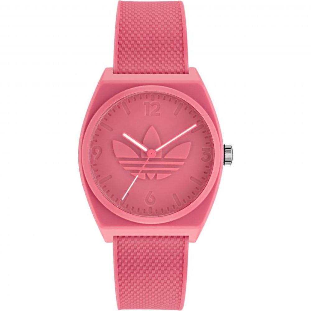 Adidas Women's AOST22036 Pink Plastic/Resin Strap Watch - Stylish & Durable for Everyday Wear, Sports & Casual Outfits