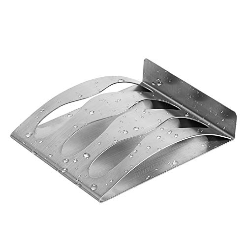 Premium Stainless Steel Toothbrush Holder - Wall Mounted for Bathroom & Shower Organization