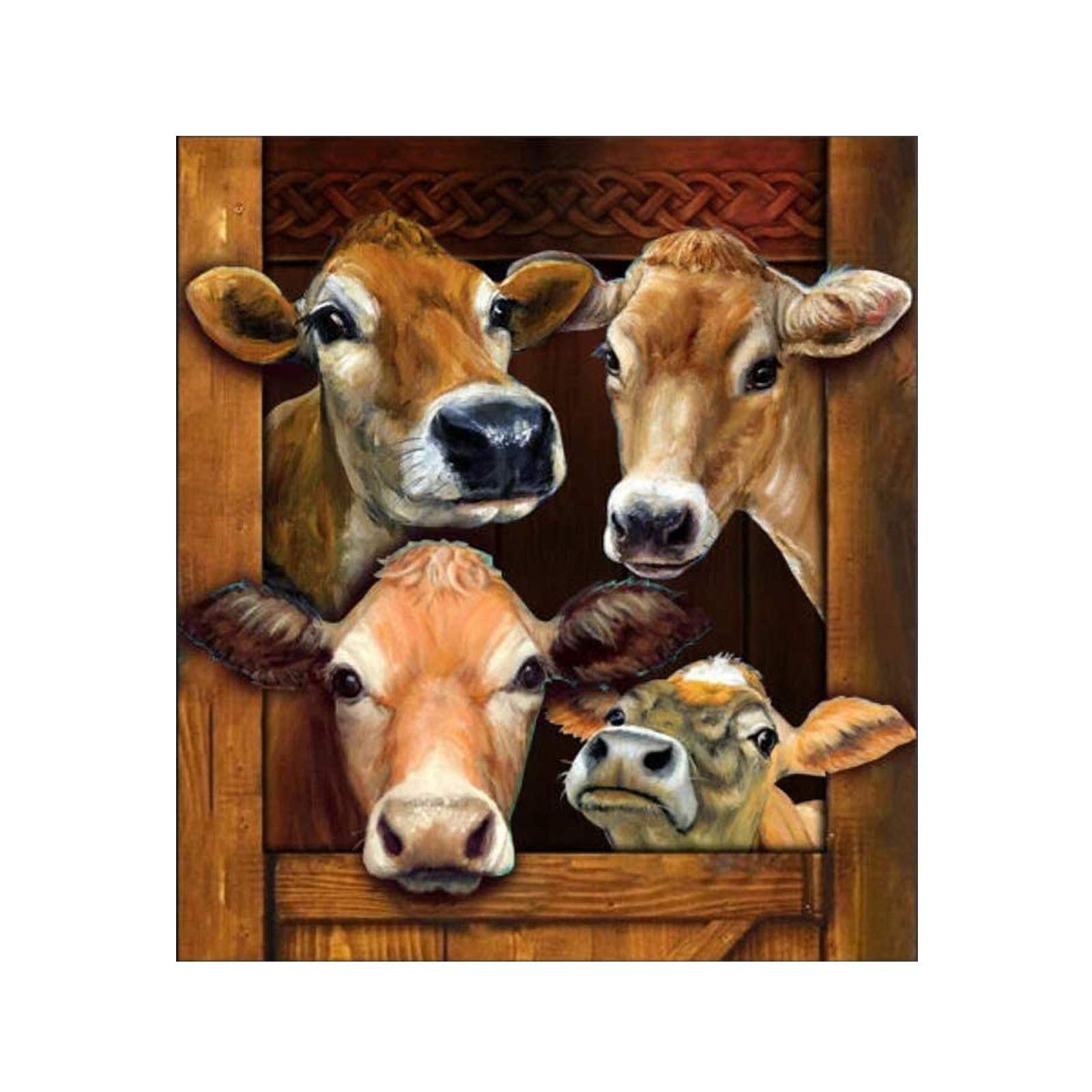 Yowein Funny Chicken Face Dishwasher Cover - Full Size Farm Animal Magnetic Sticker for Kitchen Decor, Dishwasher Magnet Decorative Sheet (B) - Perfect for Farmhouse, Country Style Kitchens & Adding Humor to Your Dishwasher