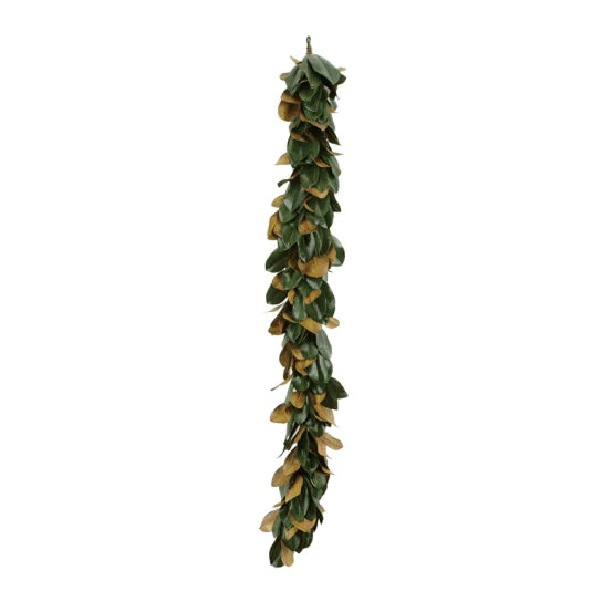 6' Artificial Magnolia Leaf Garland - Elegant Floral Decor for Weddings, Home & Party Decorations