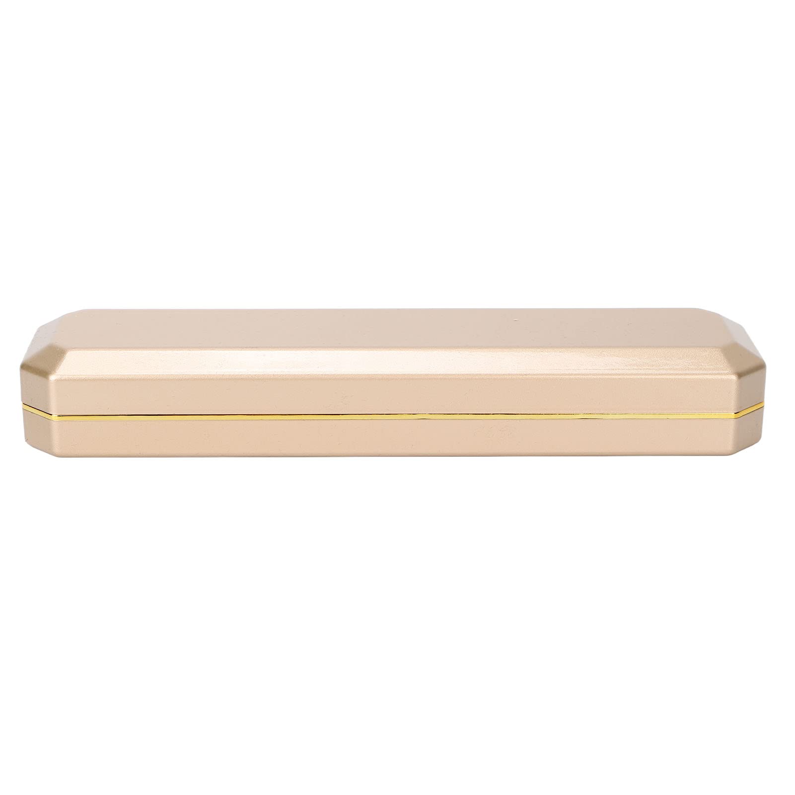 Elegant Lighted Jewelry Gift Box with Soft Flocking Interior - Illuminating Bracelet Display Case for Wedding Proposals & Engagement Gifts (Gold) | Perfect for Romantic Surprises & Luxury Jewelry Presentation