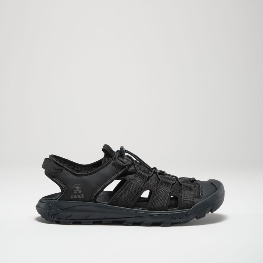 Solstice Men's Closed Toe Sandals - Comfortable & Durable Summer Shoes for Walking, Beach, and Outdoor Activities