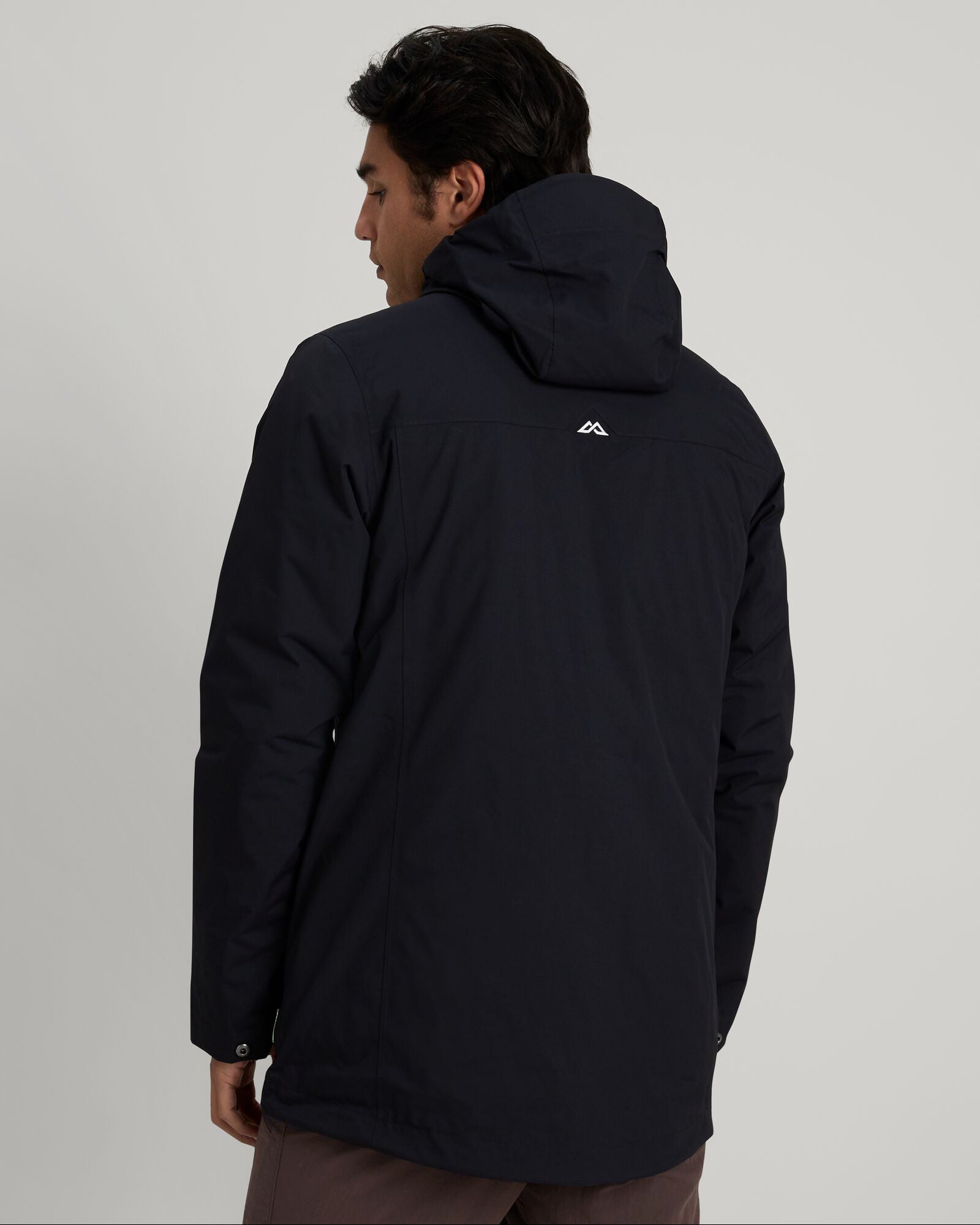 Men's Benmore 5-in-1 Waterproof Windproof Jacket with Removable Hood - Black | All-Season Outdoor Hiking & Travel Coat for Men