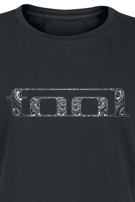 Tool Eyes Logo Junior Top Large Black - Trendy Graphic Tee for Boys & Girls | Perfect for Casual Wear, School, and Everyday Outfits