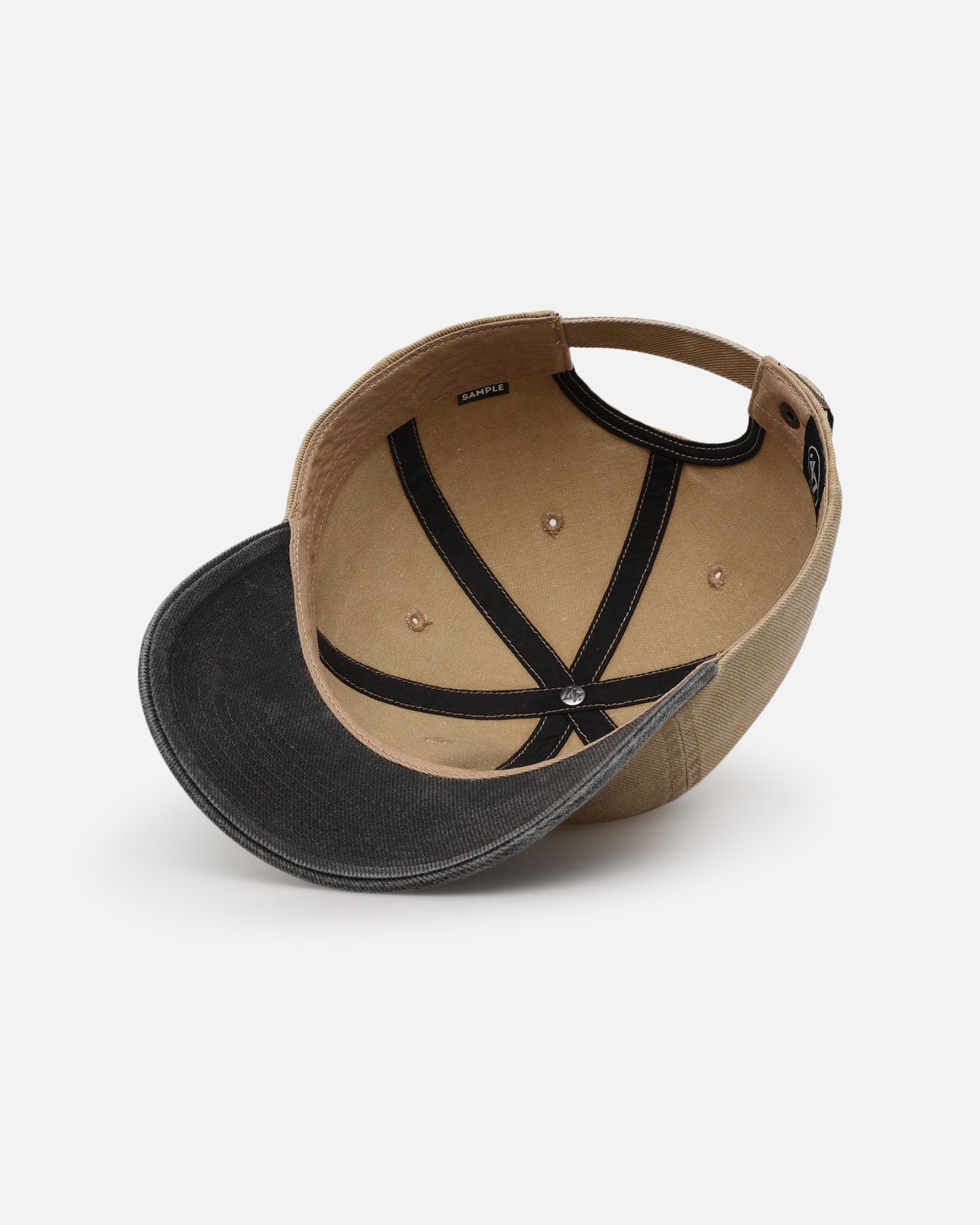 47 Brand Los Angeles Dodgers Apollo Chain Clean Up Strapback Hat - Adjustable Khaki Baseball Cap for Men & Women - Perfect for Sports, Casual Wear & Dodgers Fan Gifts