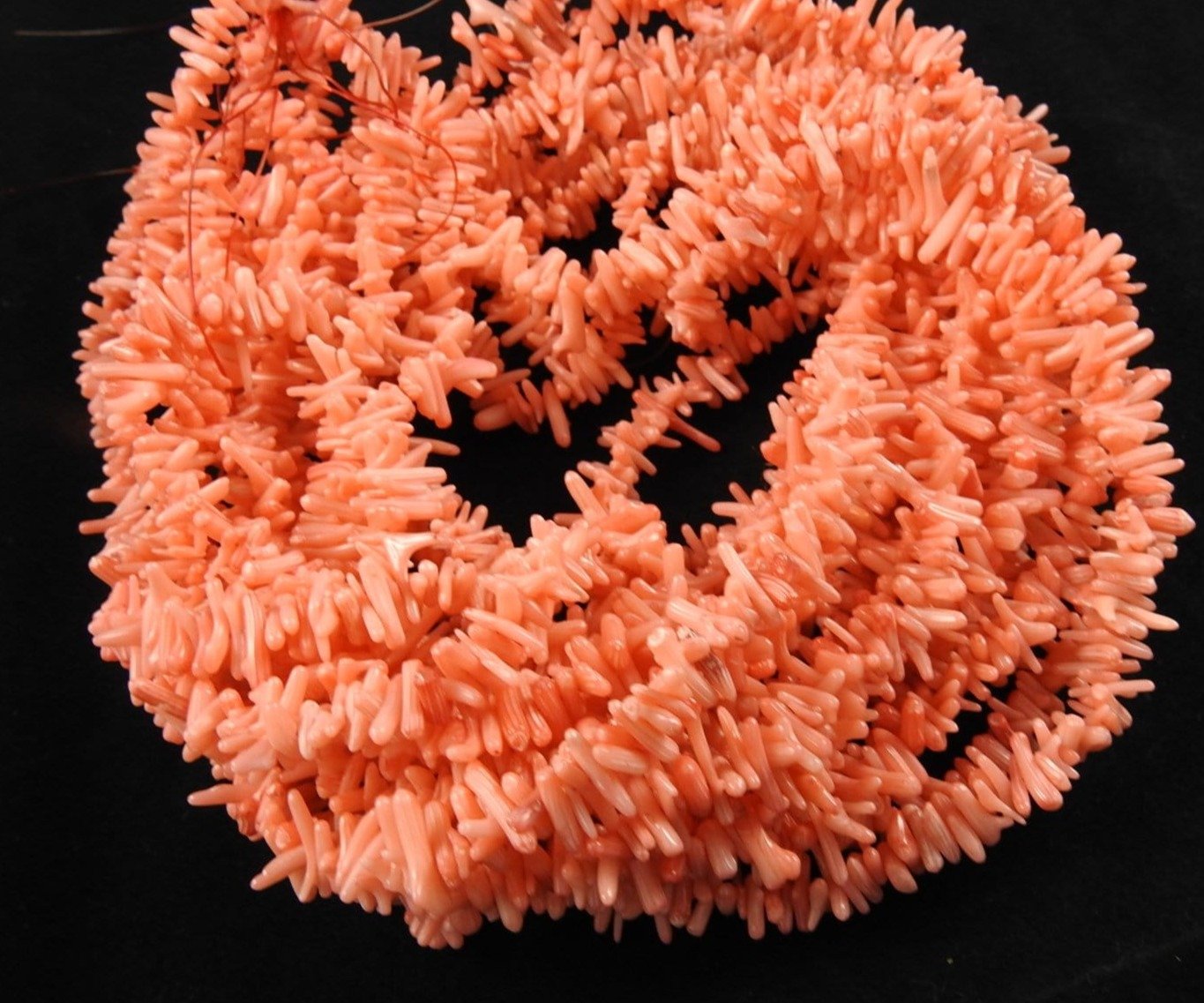 Coral Sticklet Bead Strand - Bulk Wholesale for Jewelry Making, DIY Crafts & Fashion Accessories | Perfect for Necklaces, Bracelets & Home Decor Projects