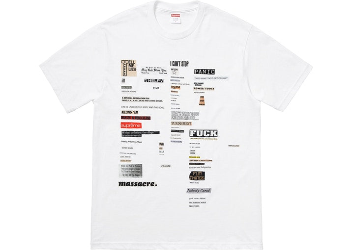 Supreme Cutout Graphic T-Shirt for Men & Women - Trendy Streetwear Fashion for Casual Outfits & Urban Style