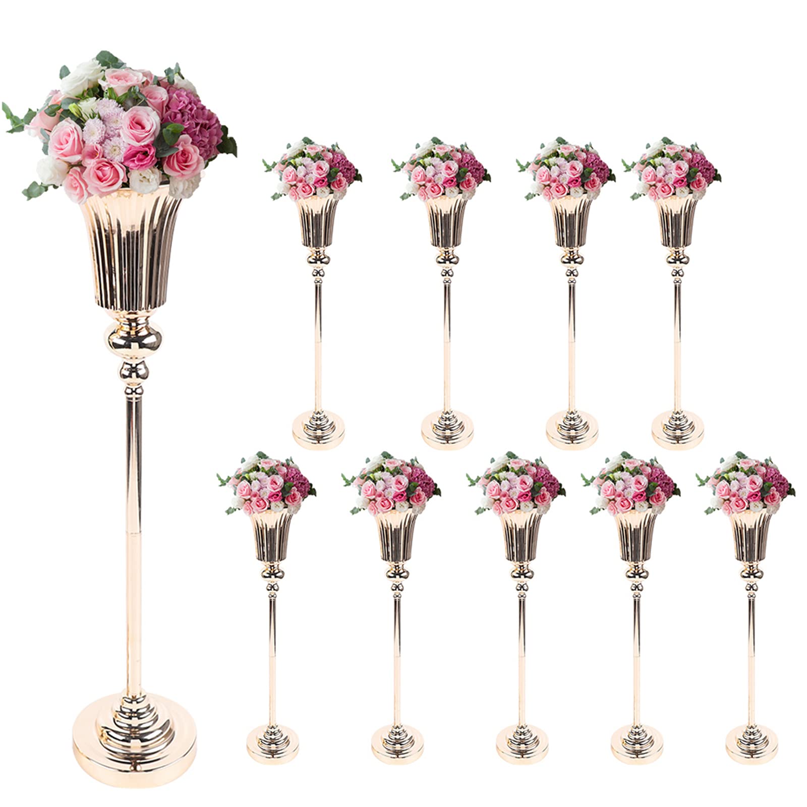 10 Pcs Wedding Centerpiece Vases - 5.9
