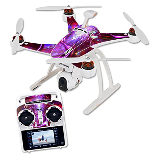 MightySkins Custom Skin Wrap for Blade Chroma Quadcopter Drone | Protective Vinyl Sticker Cover | Crimson Red Design | Perfect for Aerial Photography & Drone Racing