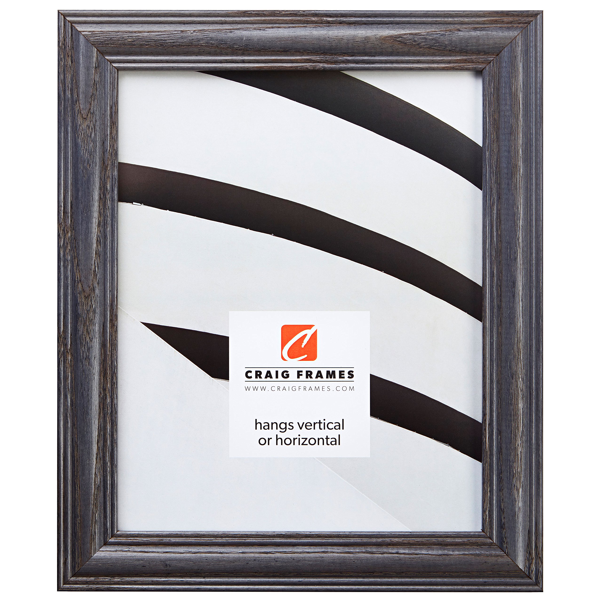 Craig Frames 440BL 24x36 Inch Solid Wood Poster Frame - 1.265-Inch Wide Blue Picture Frame for Wall Art, Photos, and Posters - Perfect for Home, Office, and Gallery Decor
