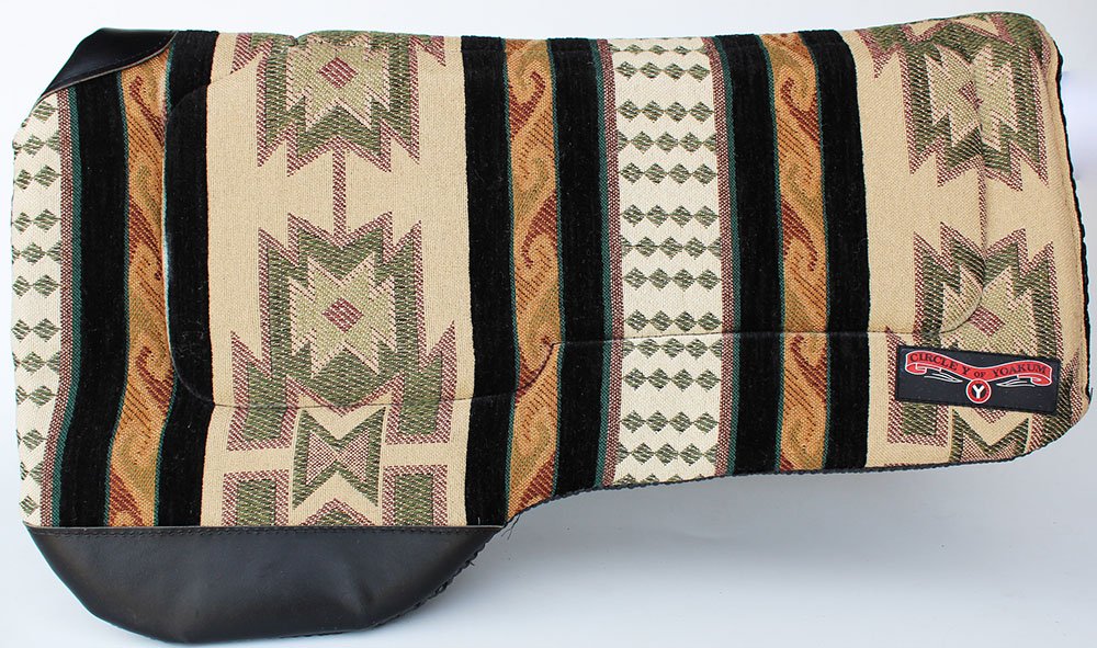 CircleY Close Contact Wool Saddle Pad 3951 - Premium Horse Riding Comfort for Training & Show Jumping