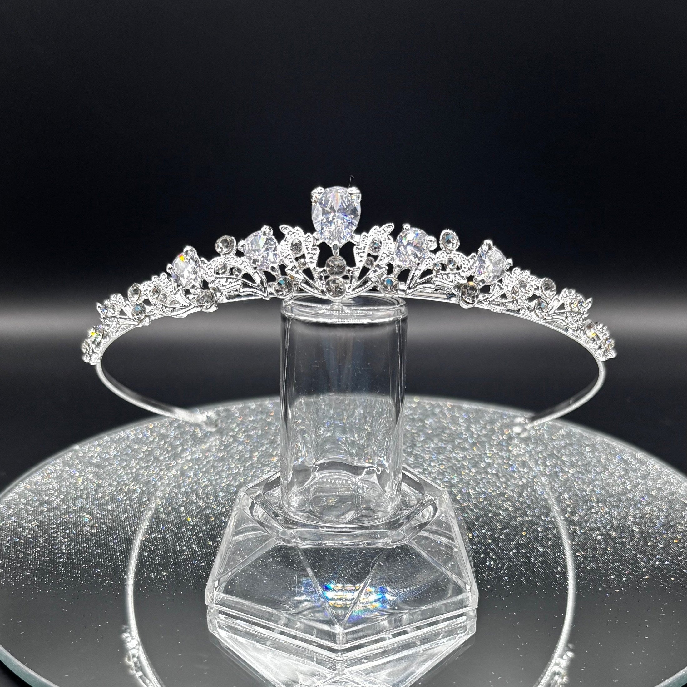 Elegant Silver Crystal Wedding Tiara for Bride & Bridesmaids - TT1027 | Perfect for Weddings, Prom, Pageants & Special Occasions