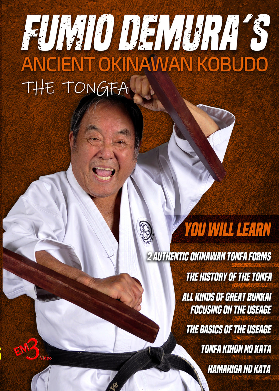 Authentic Okinawan Kobudo Tonfa Training DVD by Fumio Demura - Learn Traditional Martial Arts Techniques for Self-Defense & Fitness at Home