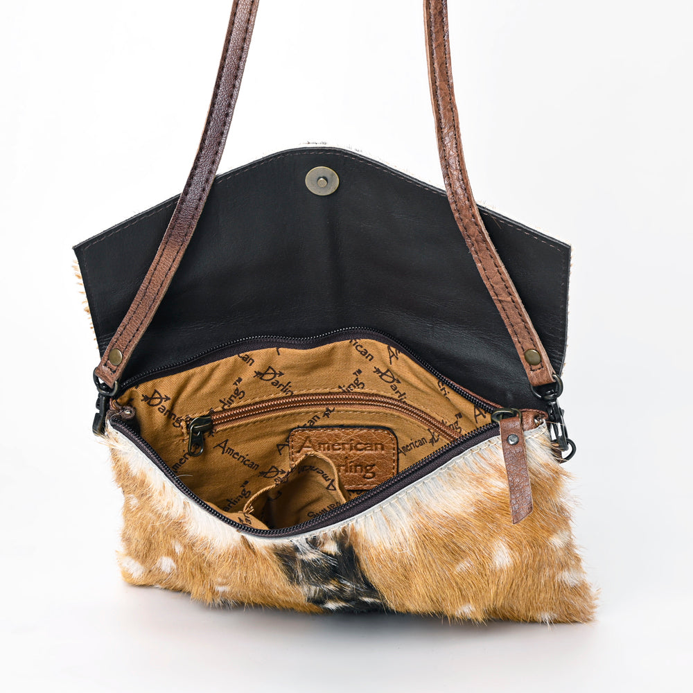 ADBGS178BL Genuine Leather Women's Western Handbag Purse by American Darling - Perfect for Cowgirl Style, Rodeo Events & Country Fashion Outfits