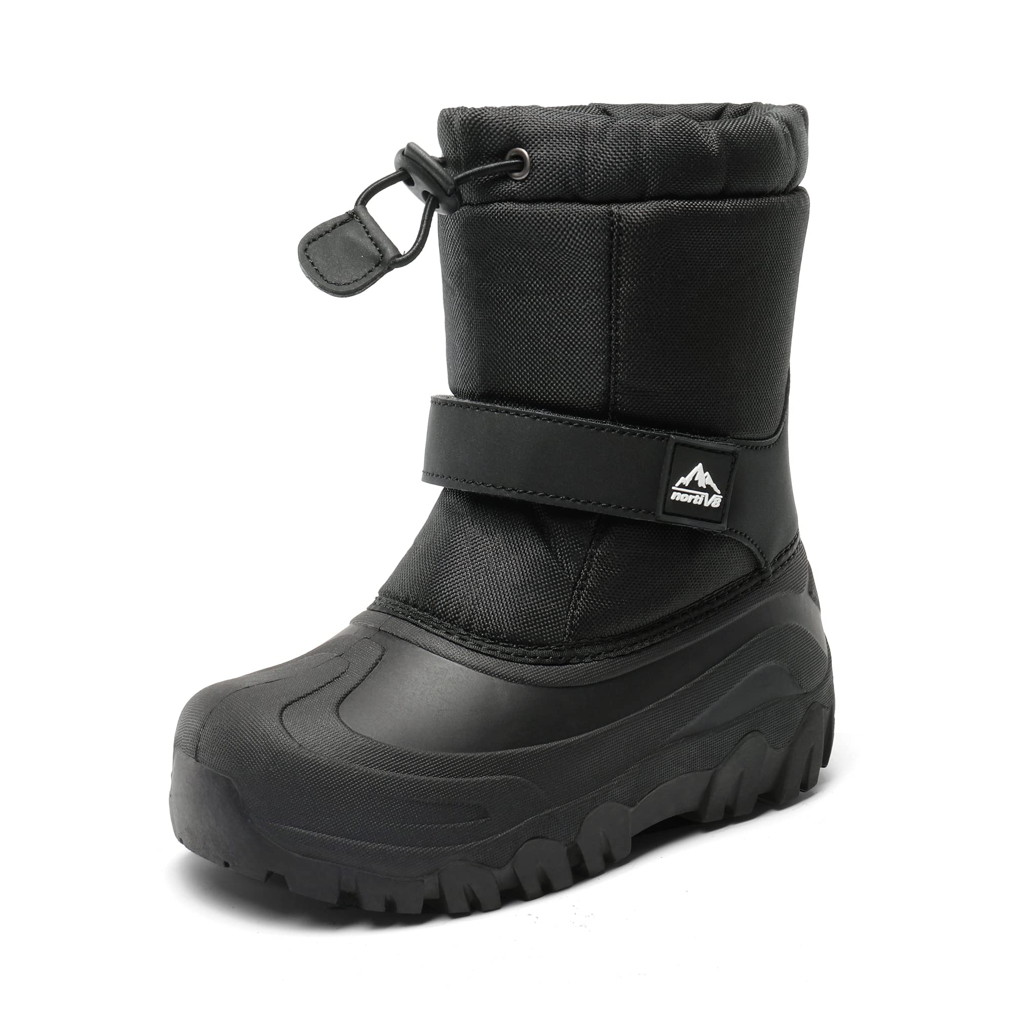 NORTIV 8 Kids Snow Boots for Boys & Girls - Waterproof Winter Boots with Insulation for Cold Weather, Hiking & Outdoor Activities - Toddler & Youth Sizes (Perfect for Snow Play, School & Winter Adventures)