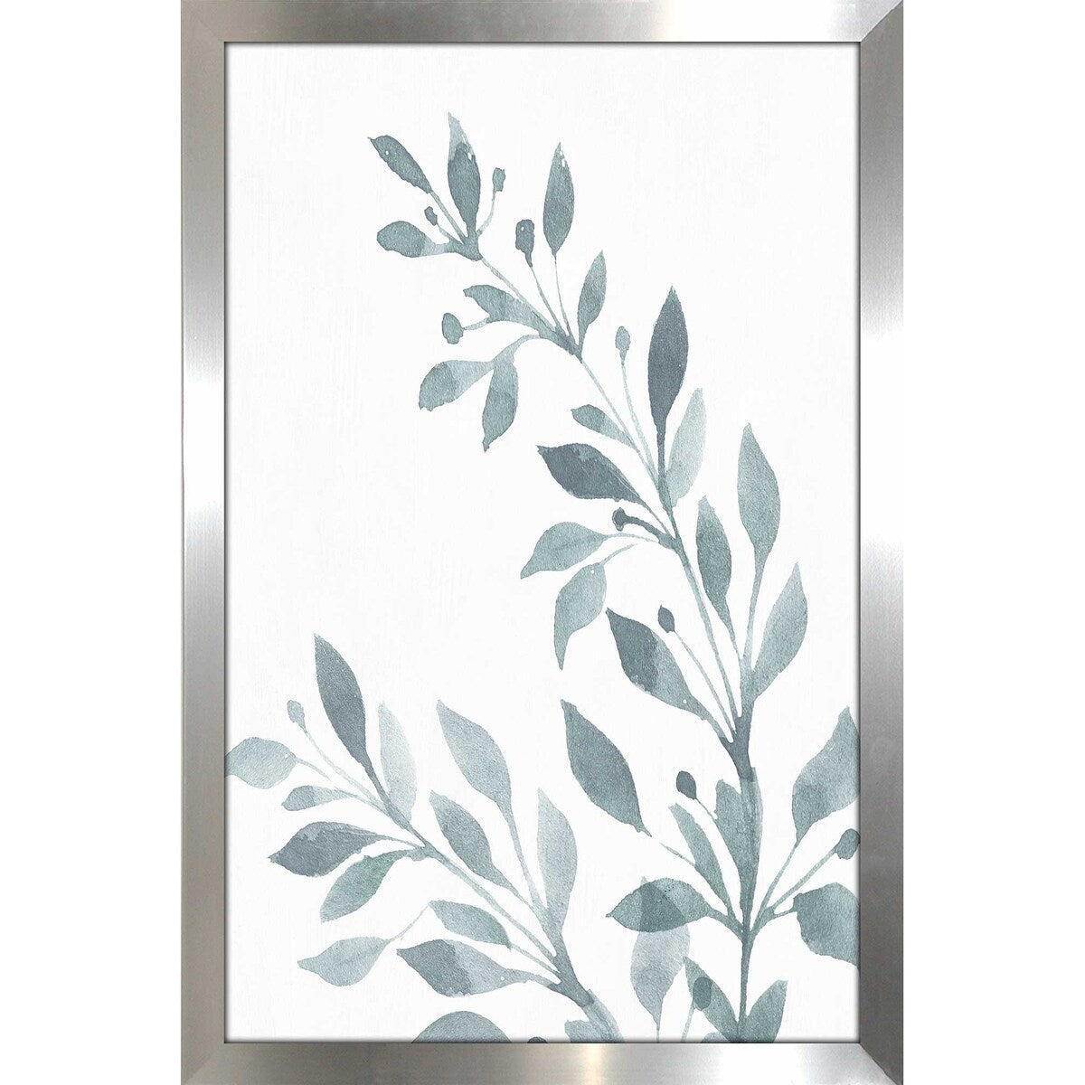Conrad Knutsen Blue Botanical Wash I Acrylic Print - Modern Wall Art for Living Room, Bedroom & Office Decor