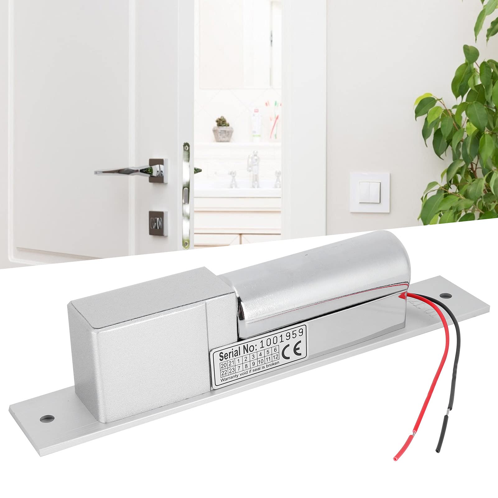 Fail-Safe Electric Bolt Lock - Secure Door Access Control for Home & Office | Ideal for Commercial Buildings, Apartments & Security Gates