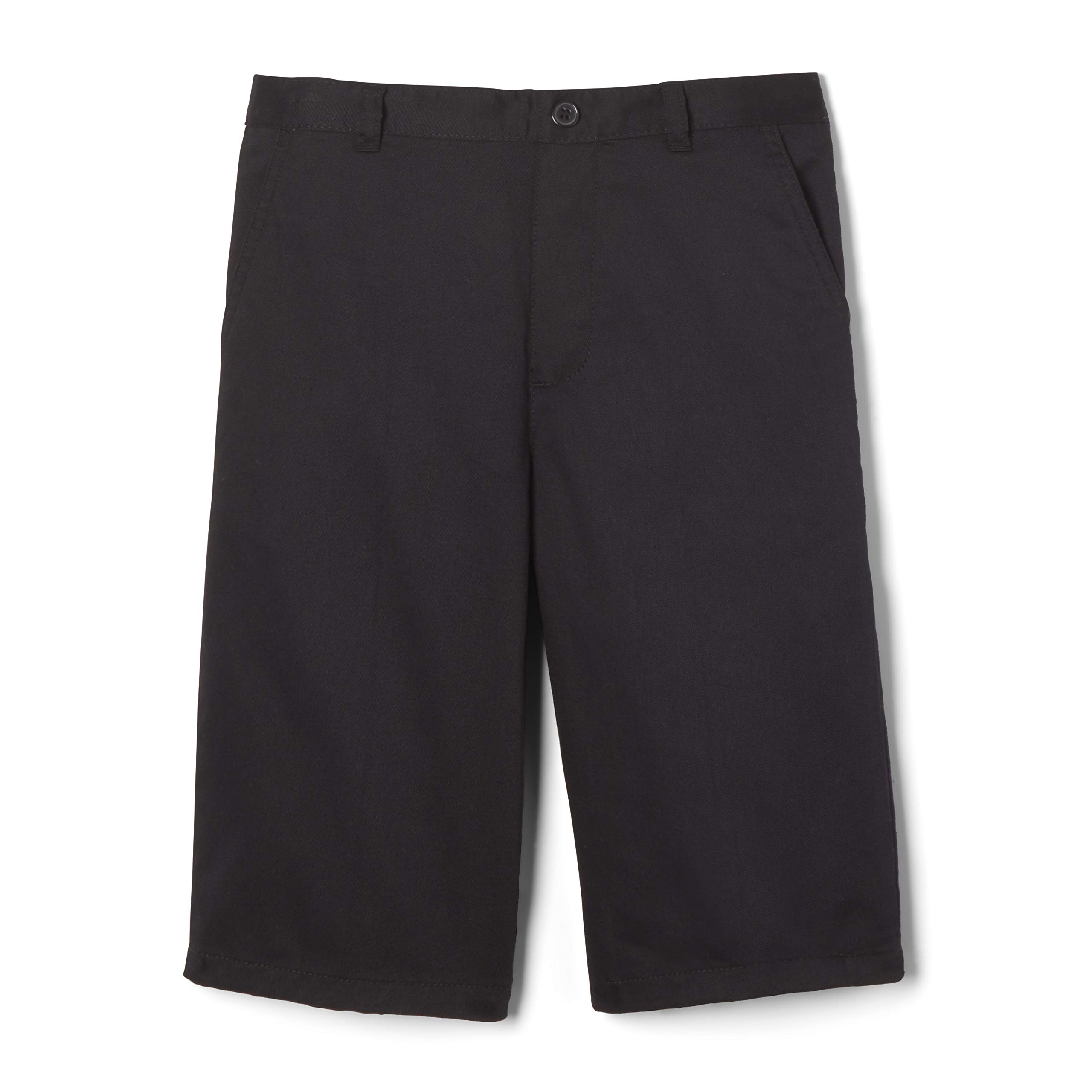 Boys' Husky Pull-On Twill Shorts - French Toast School Uniform Pants for Kids | Comfortable Elastic Waist Casual Wear for School & Play