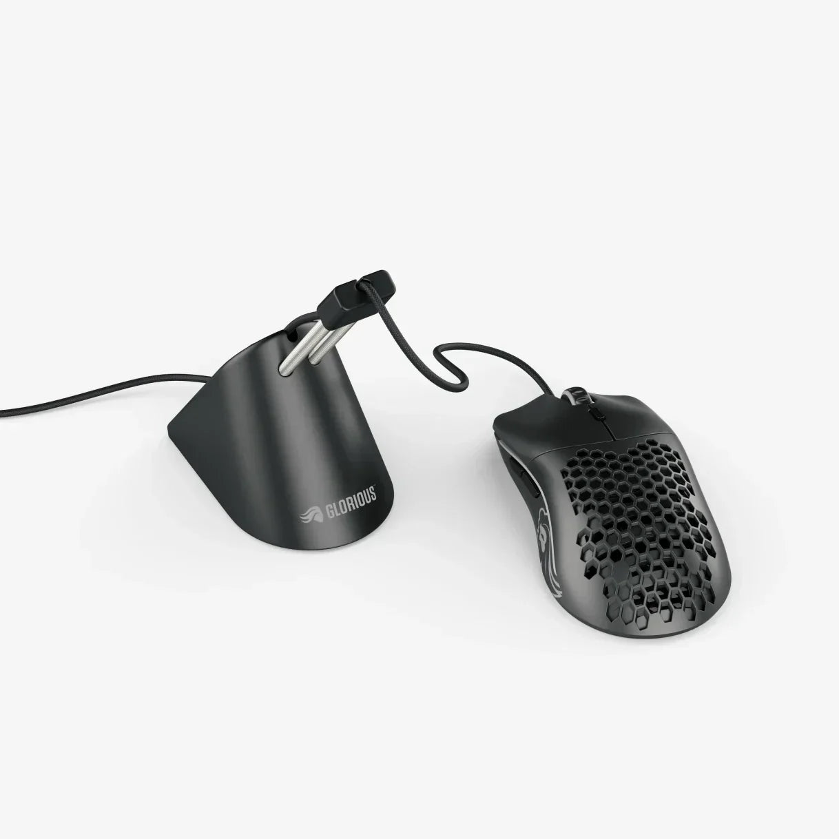 Glorious Mouse Bungee - Premium Gaming Mouse Cable Holder for Smooth Movement | Perfect for FPS, MOBA & Esports Gaming Setup
