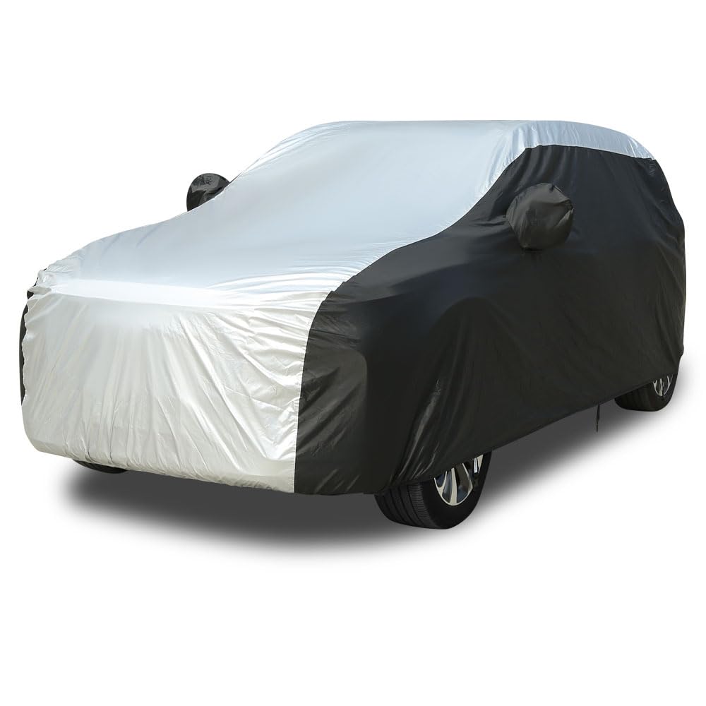 Waterproof All-Weather SUV Car Cover - UV, Snow & Wind Protection - Breathable Outdoor Auto Cover for 170