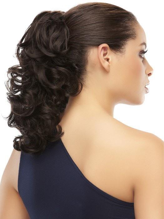 Crush Synthetic Clip-In Ponytail Hair Extension - Natural Look for Everyday Wear & Special Occasions