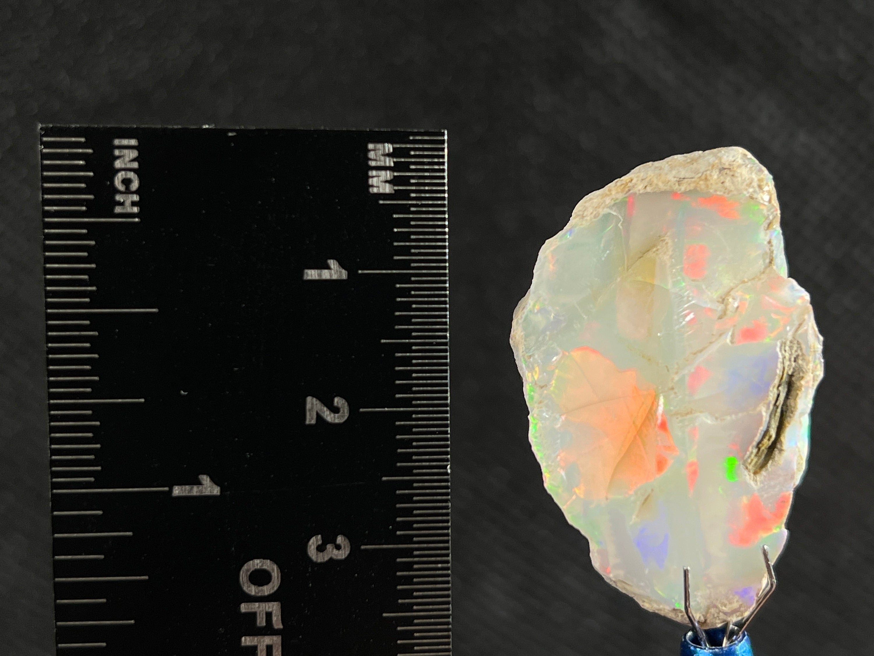 Premium 4A Welo Opal Raw Crystal - Certified Cutting Grade Opal Gemstone for Jewelry Making (50612) - Perfect for Rings, Pendants & DIY Craft Projects
