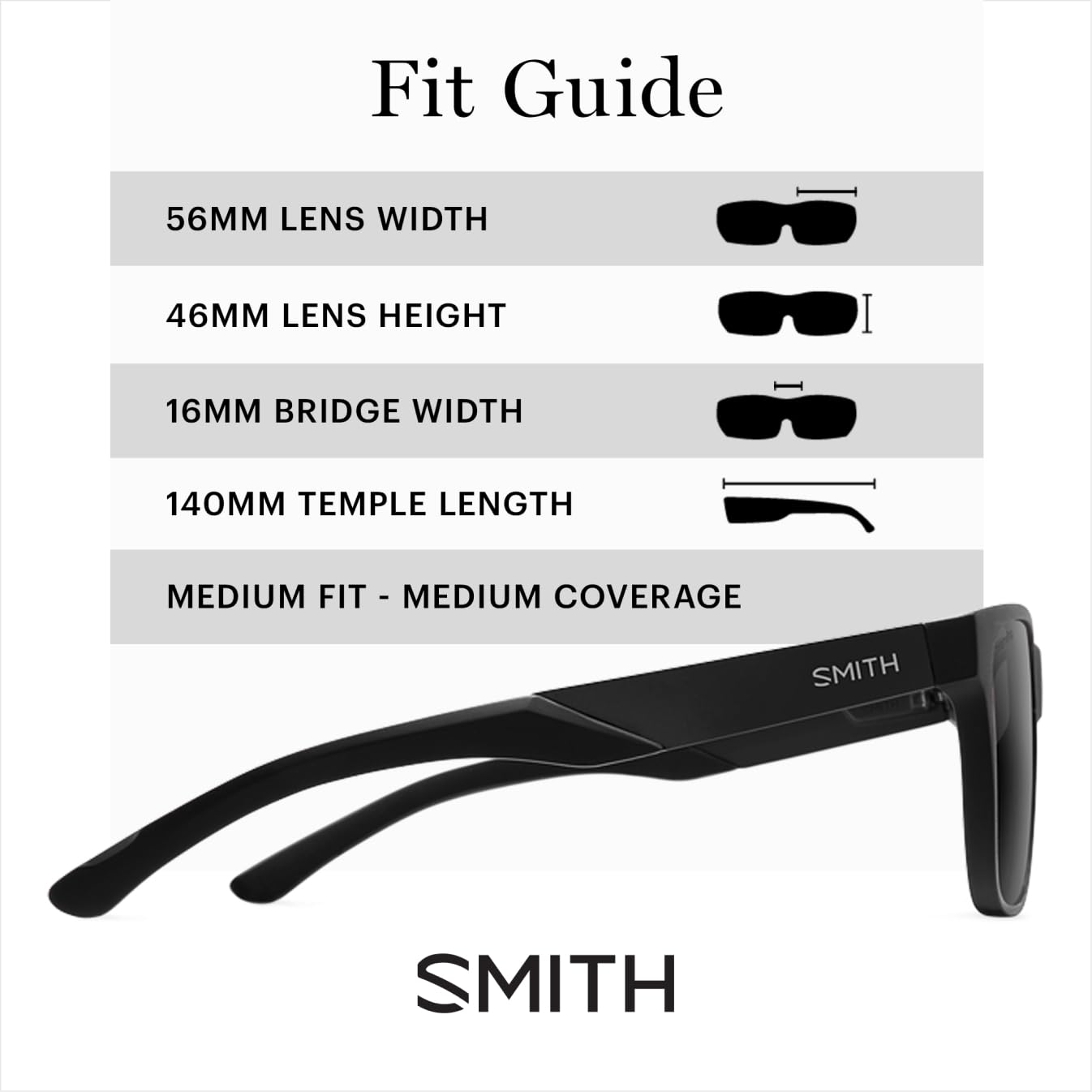 Smith Lowdown Steel Lifestyle Sunglasses - Polarized UV Protection for Men & Women - Perfect for Outdoor Sports, Driving, and Beach Activities