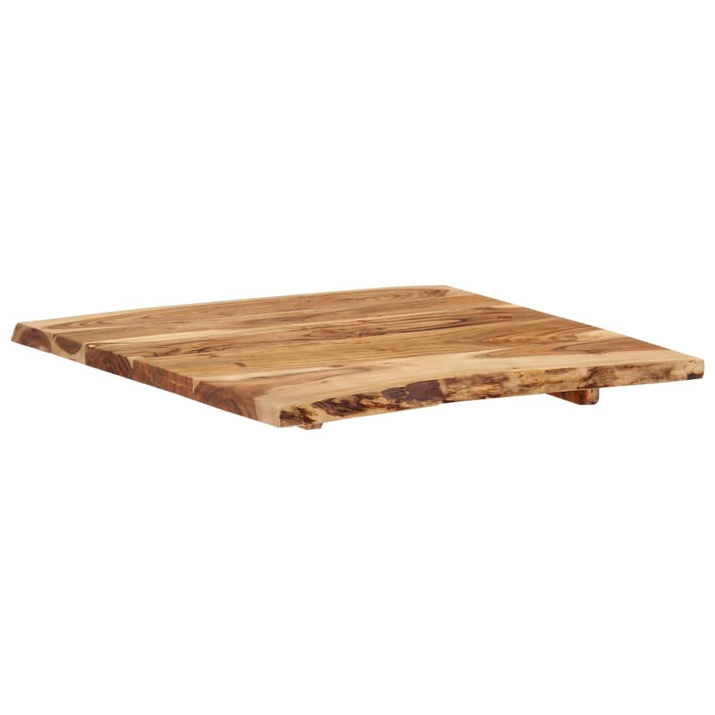 Solid Acacia Wood Live Edge Table Top 22.8