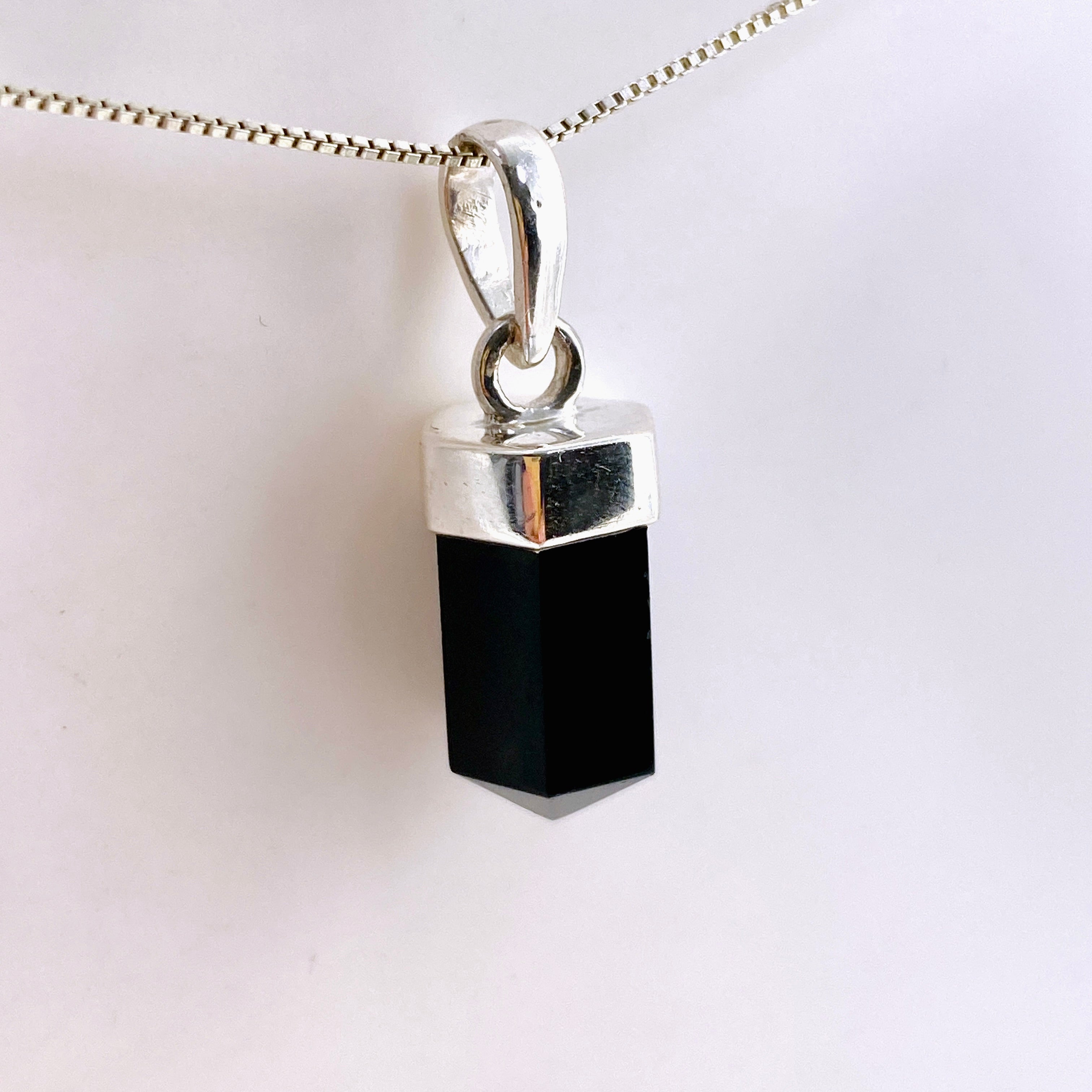 Gemstone Point Pendant PPGJ1005 - Elegant Crystal Necklace for Women, Perfect for Parties, Weddings & Everyday Wear