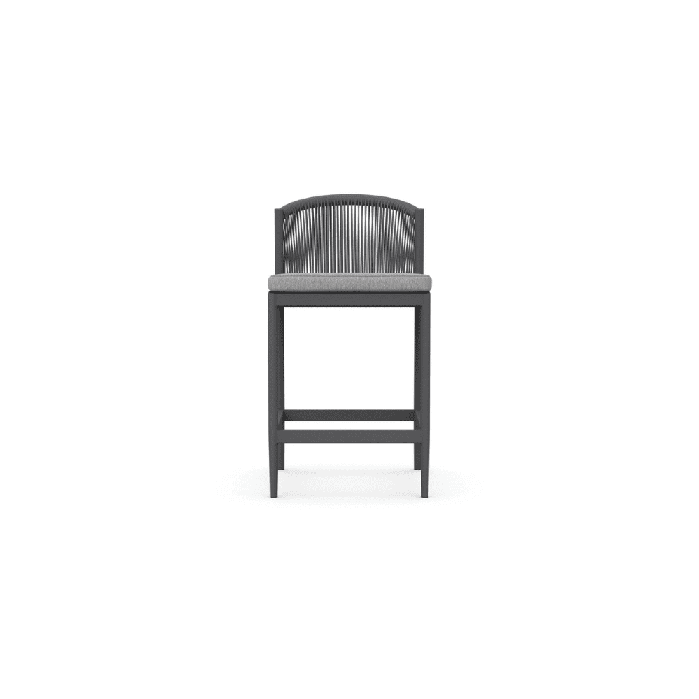 Catalina Outdoor Counter Stool - Weather-Resistant Bar Stool for Patio, Deck, or Poolside - Comfortable & Durable Backless Stool for Outdoor Dining & Entertaining