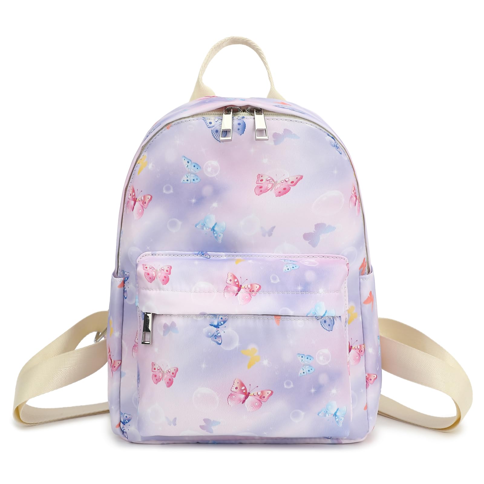 Butterfly Mini Backpack for Women & Girls - Small Cute Backpack Purse for School, Travel, Work & Daily Use | Lightweight Durable Design for Teens & Adults