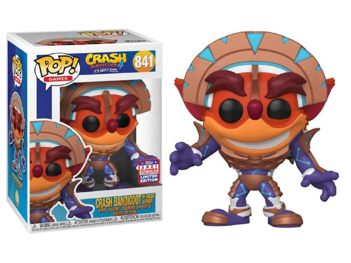 Crash Bandicoot 4 - Mask Armor Edition (Summer Convention Exclusive #841) | Limited Edition Collectible Action Figure for Gaming Fans & Conventions