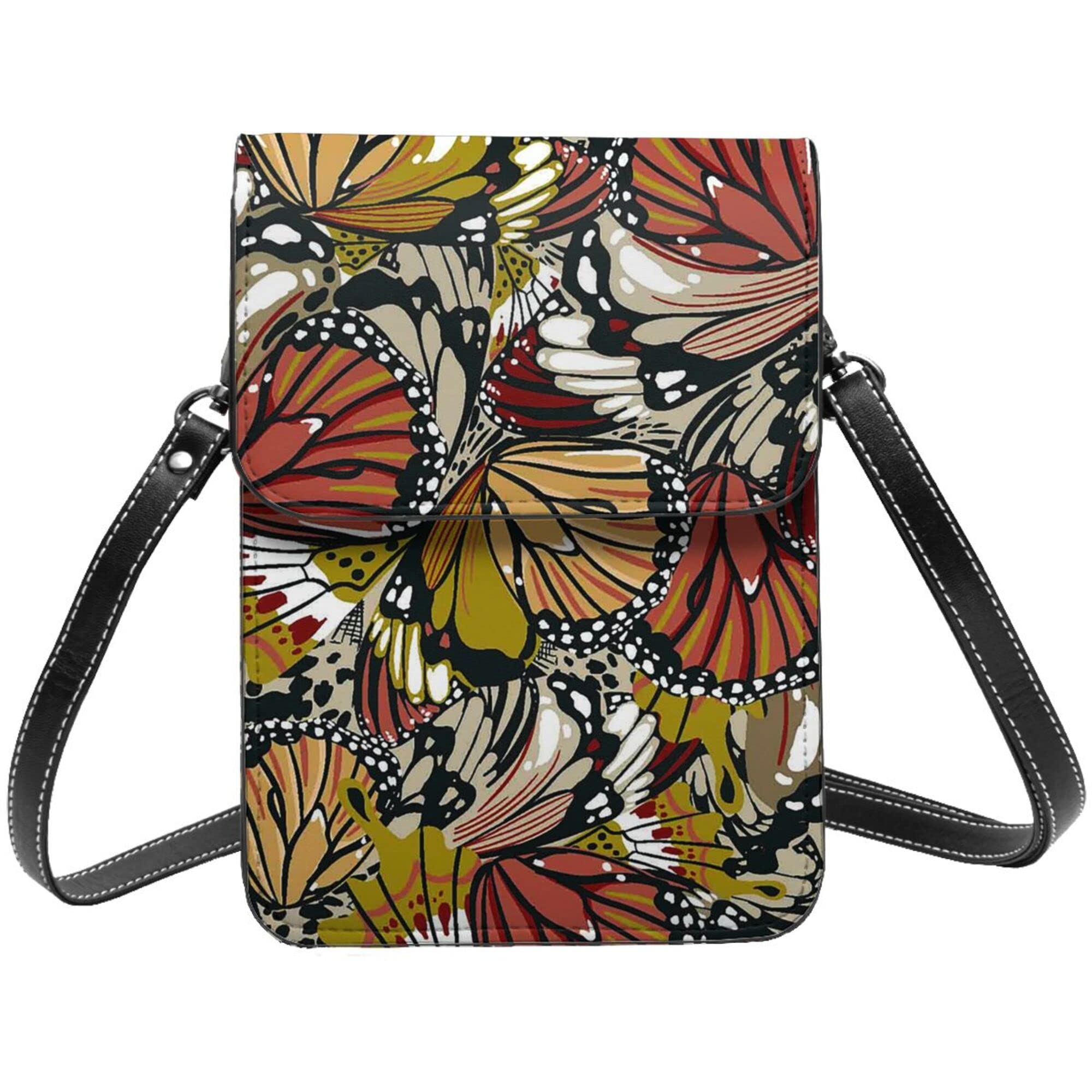 Women's Small Leather Crossbody Phone Purse - Lightweight Shoulder Bag & Cellphone Wallet for Everyday Use, Travel, and Shopping