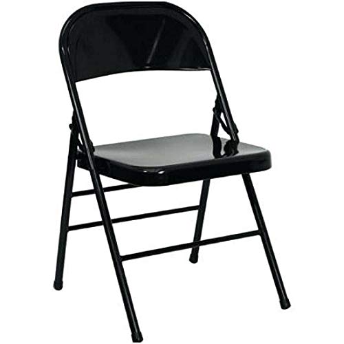 100-Pack Ivory Polyester Folding Chair Covers - Elegant Wedding Reception Chair Linens - Party Supplies & Decorations for Banquets, Events, and Special Occasions