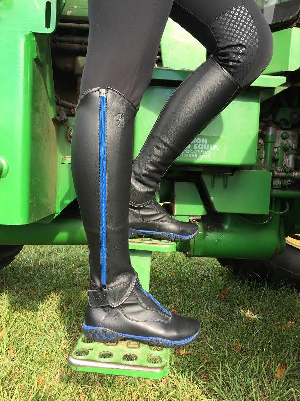 Sergio Grasso Flexy Half Chap - Premium Leather Horse Riding Half Chaps for Equestrians - Perfect for Training, Show Jumping & Dressage