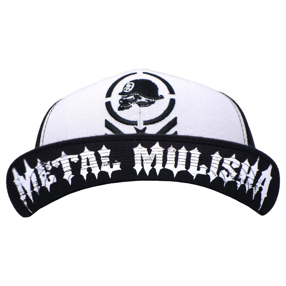 Metal Mulisha Front Lines Snapback Hat - Adjustable Men's & Women's Trucker Cap for Skateboarding, Motorcycle Riding & Outdoor Adventures