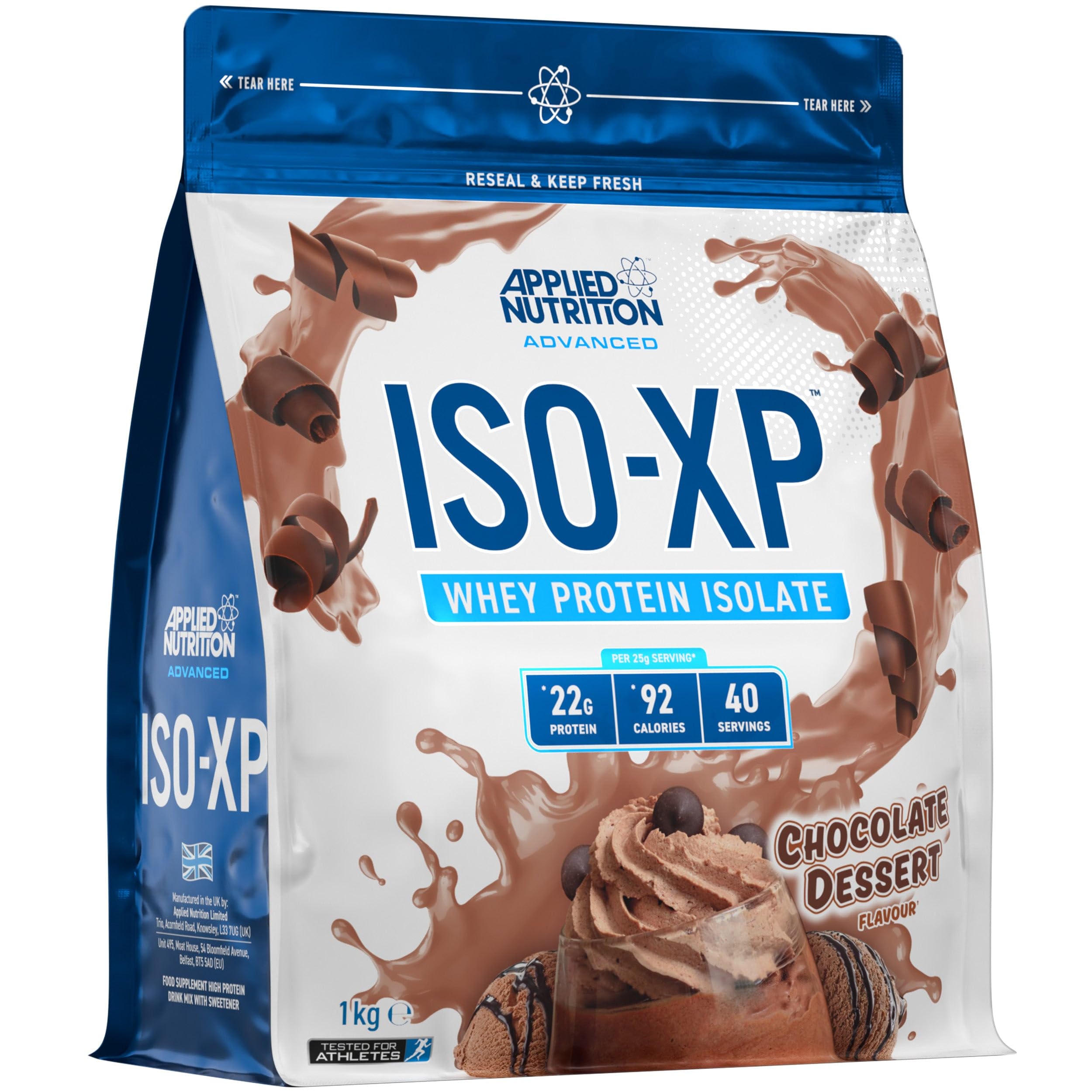 Applied Nutrition ISO XP 1kg Whey Protein Powder - Premium Muscle Recovery & Growth Supplement for Athletes & Bodybuilders | Post-Workout & Gym Nutrition
