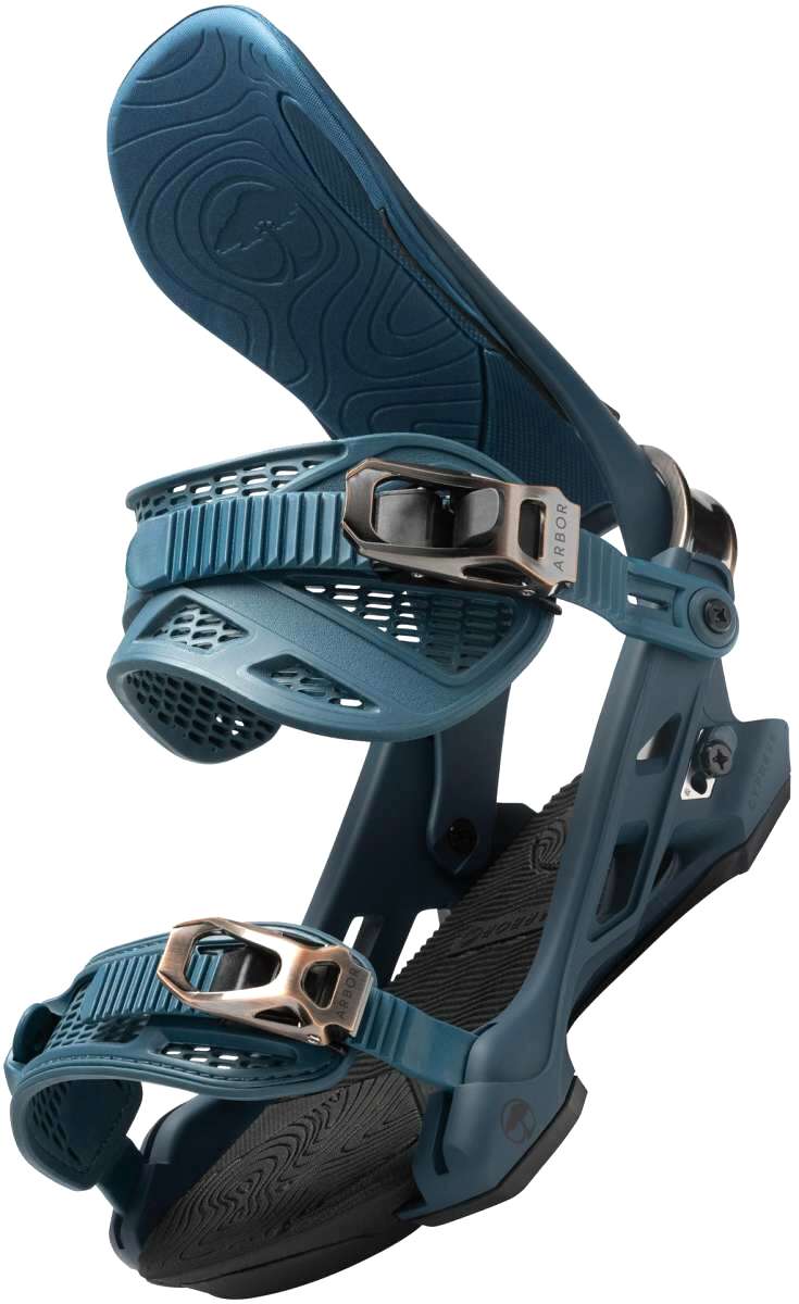 **2023 Arbor Cypress Snowboard Bindings - Lightweight & Durable for All-Mountain Riding - Perfect for Freestyle, Powder & Park Performance**