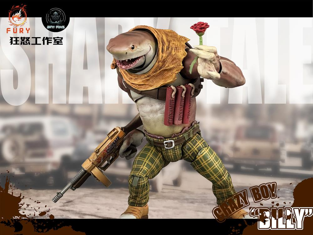 Fury Toys 1/12 Scale 8-Inch Abyss Force Arthur Gypsy Billy Action Figure - Collectible Model for Display, Photography & Cosplay Scenes