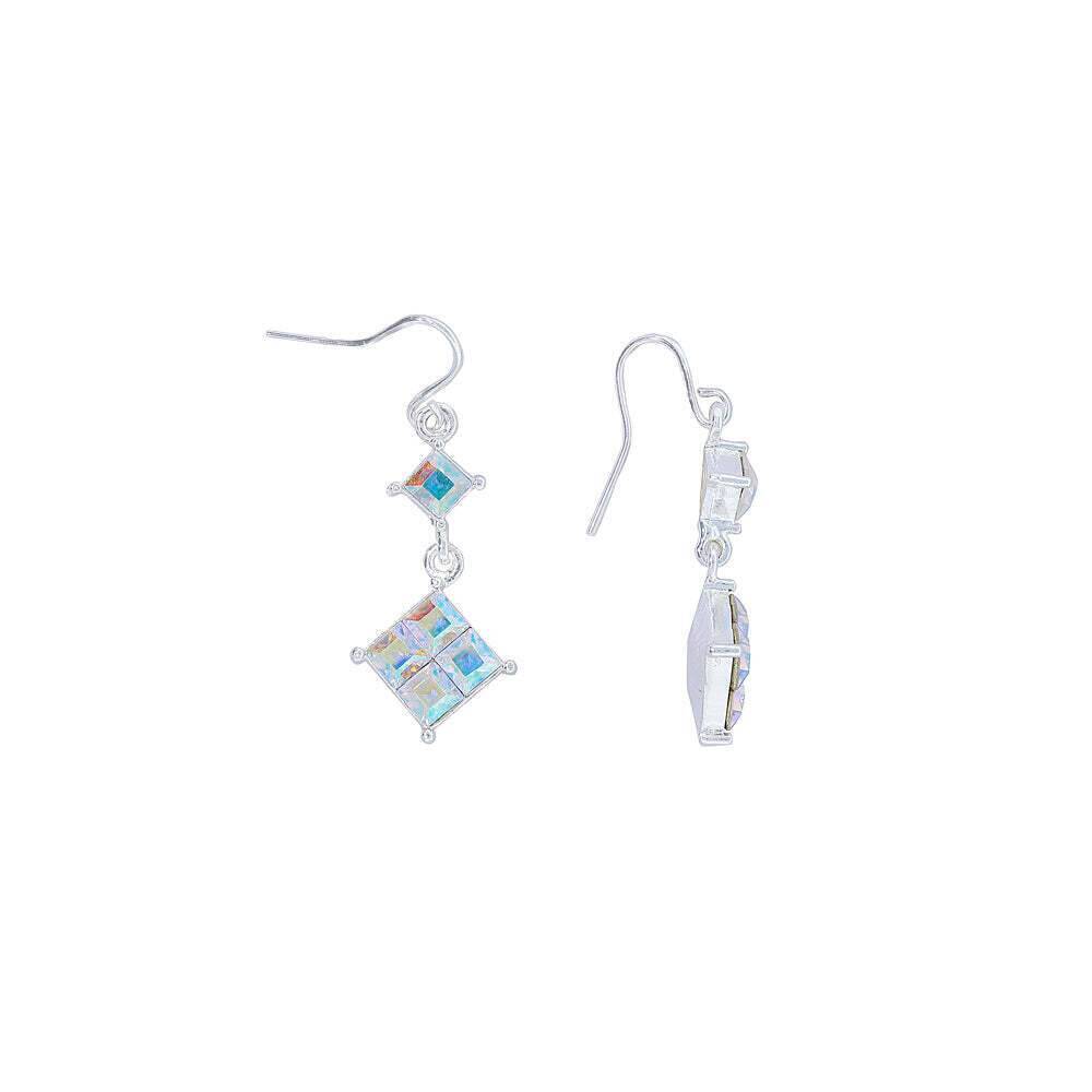 Silver Tone And Crystal Clear